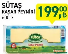 SÜTAŞ KAŞAR PEYNİRİ 600 G SÜTAŞ KAŞAR PEYNİRİ 600 G
